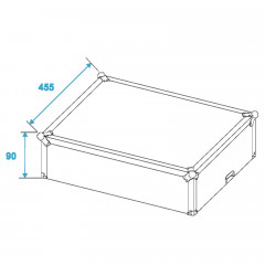 ROADINGER Plattenspieler-Case Tour