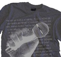T-shirt - Halftone Microphone