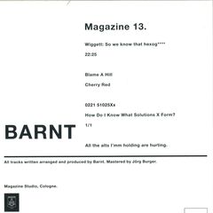 Magazine 13. (2x12" + Cd)