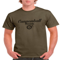 CANNONBALL RECORDS - COMBAT BLACK (MILITARY GREEN) SIZE S