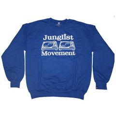 Junglist Movement - Sweatshirt - Blue - M