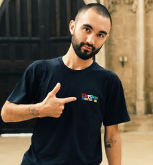 Rhythm Section Rainbow - T-Shirt (Navy)