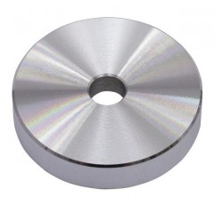 Puck Single Center - Piece Aluminum silver OMNITRONIC