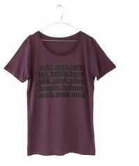 Bumtschick / .mtz.mtz.mtz. - *xl* Bordeaux T-shirt