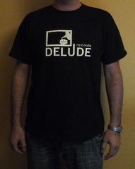 Delude Records T-shirt - *s* Black