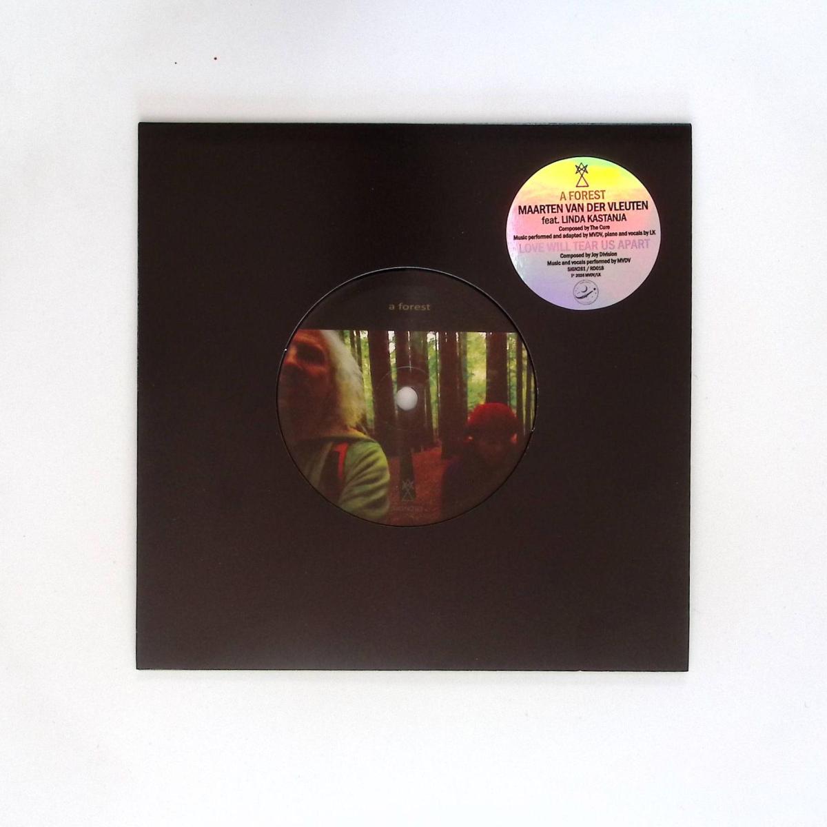 Maarten van der Vleuten, Linda Kastanja — A Forest / Love Will Tear Us Apart vinyl cover