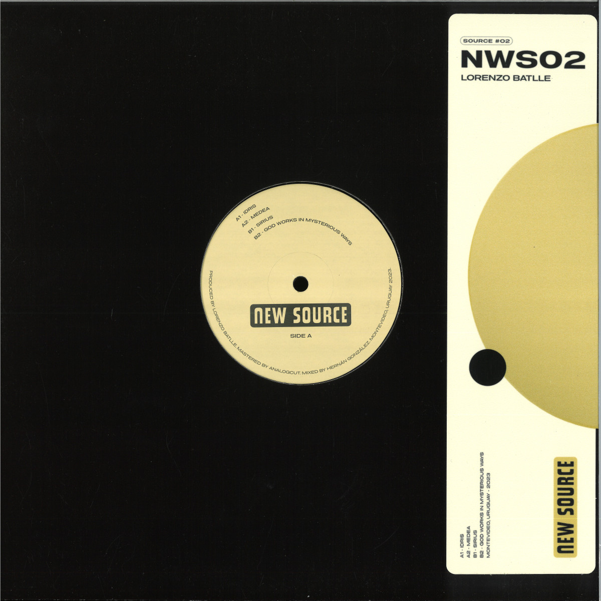 Lorenzo Batlle Source 02 / New Source NWS02 Vinyl