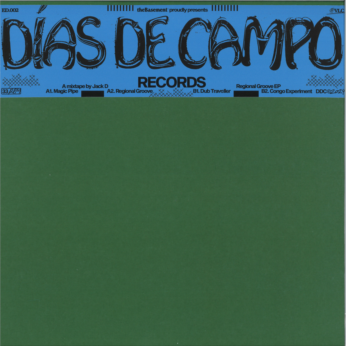 Jack D — Regional Groove EP vinyl cover