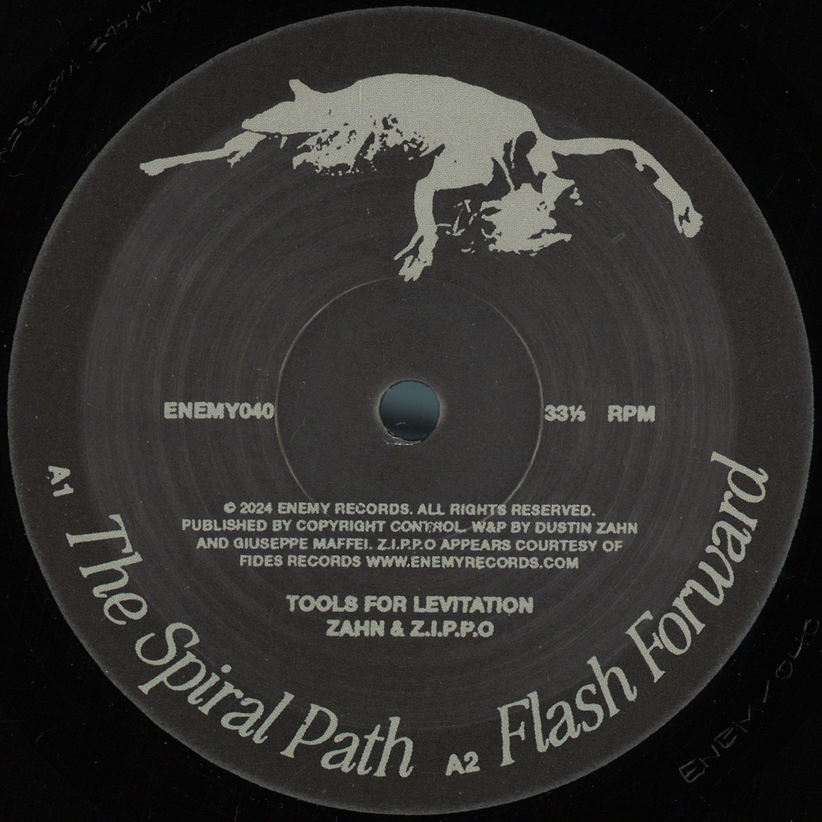 Zahn, Z.i.p.p.o — TOOLS FOR LEVITATION vinyl cover