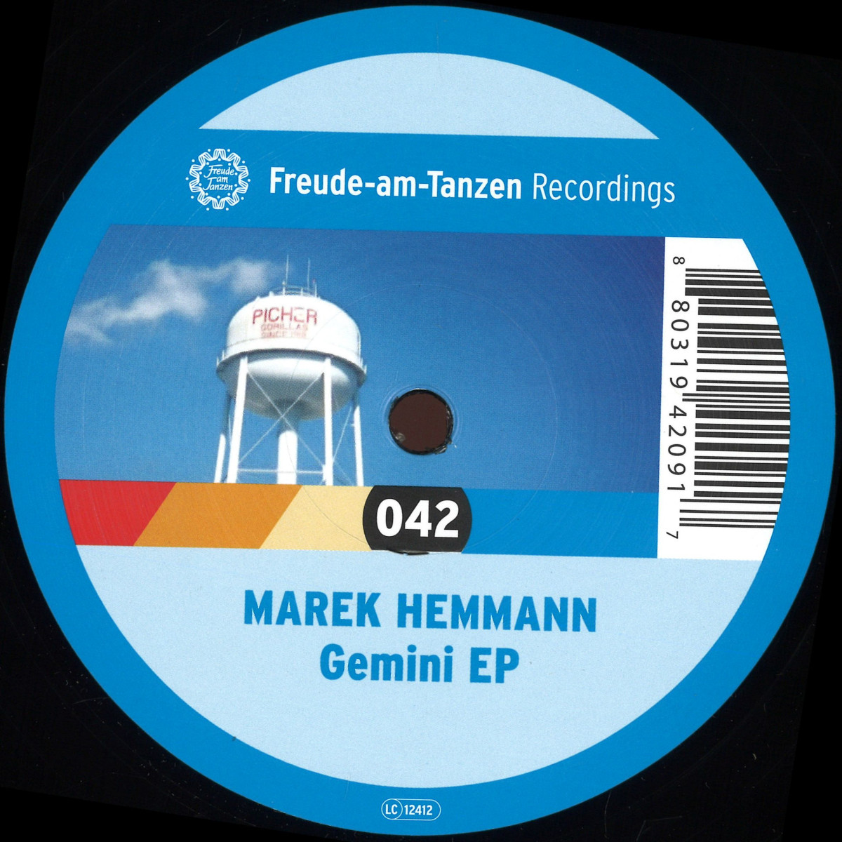 Marek Hemmann — Gemini EP vinyl cover