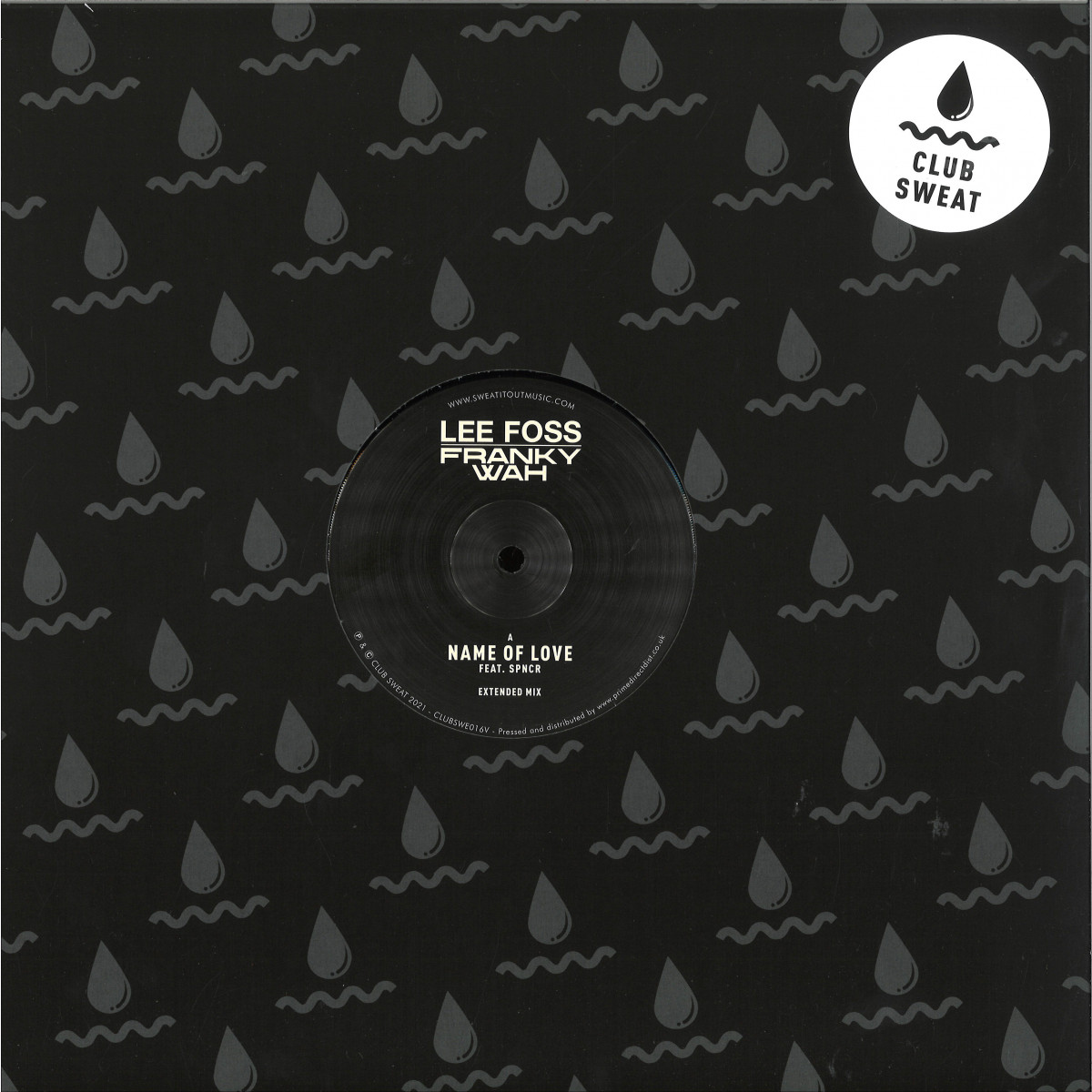 Lee Foss, Franky Wah — Name Of Love (Feat. SPNCR) vinyl cover