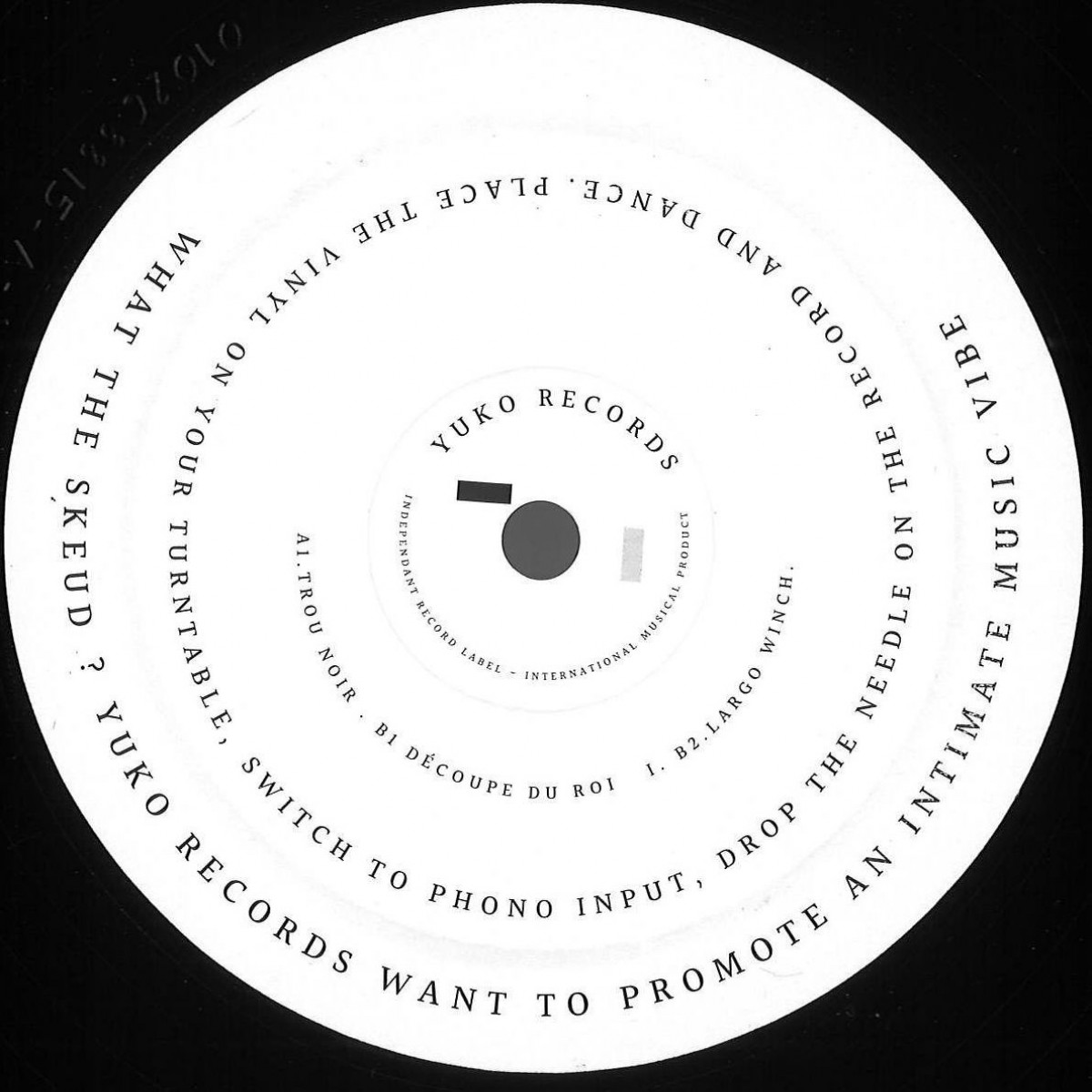 Emi Ömar — YUKO001 vinyl cover