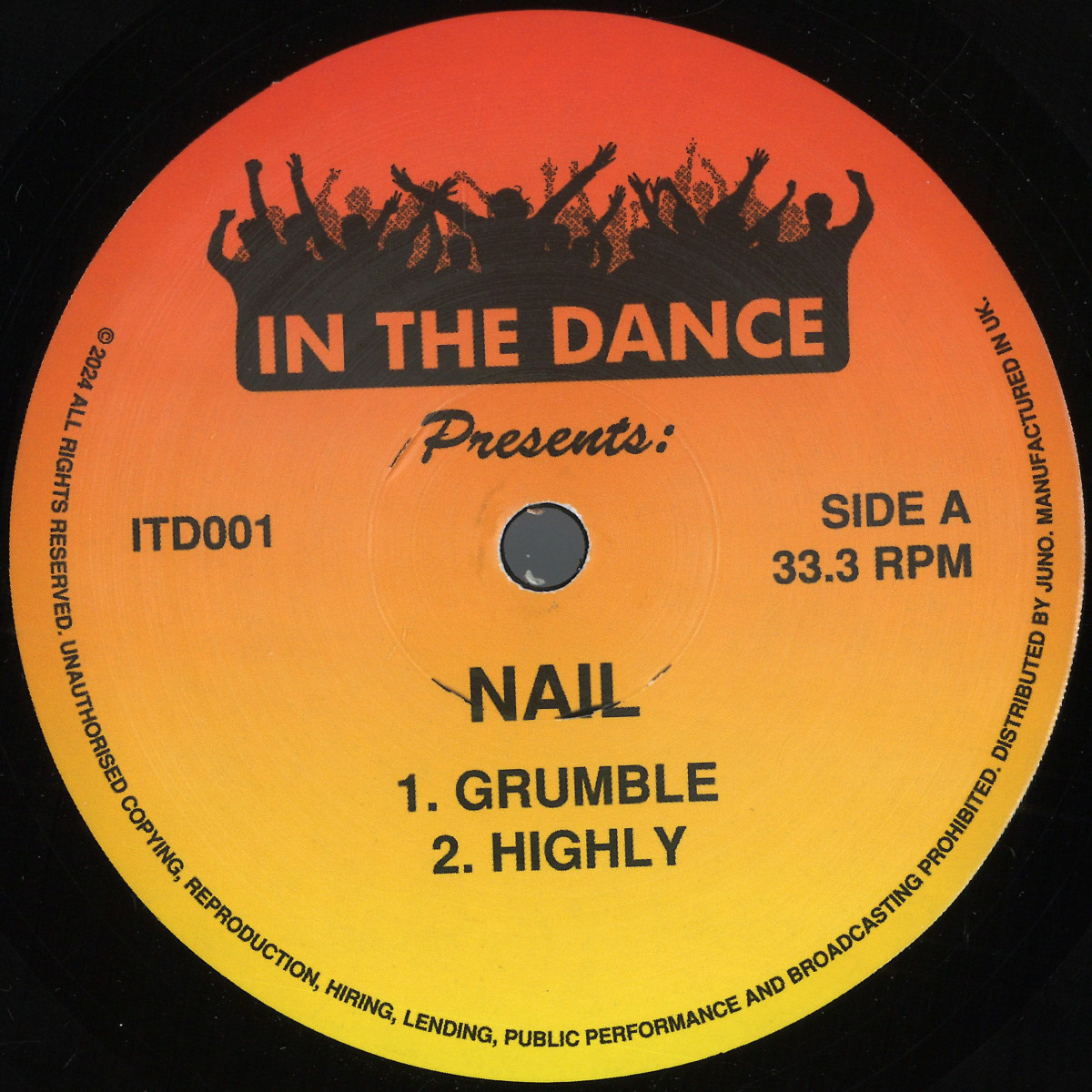 Nail - ITD 001 / In The Dance ITD001- Vinyl