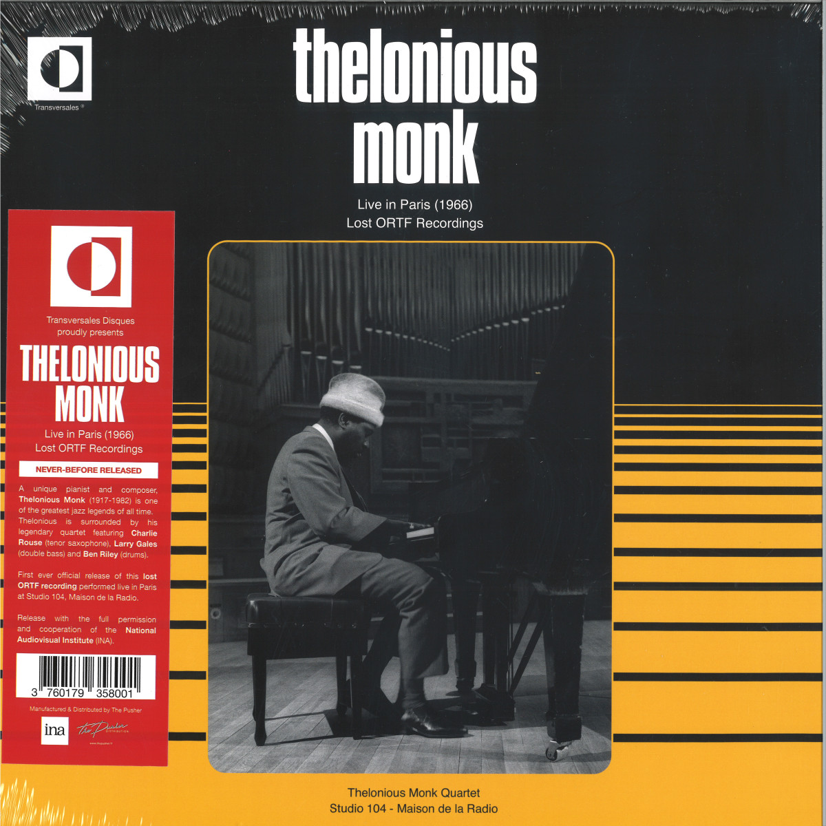 【現金特価】 Thelonious Monk Recording ORTF Lost - 1966 Paris In Live - 洋楽