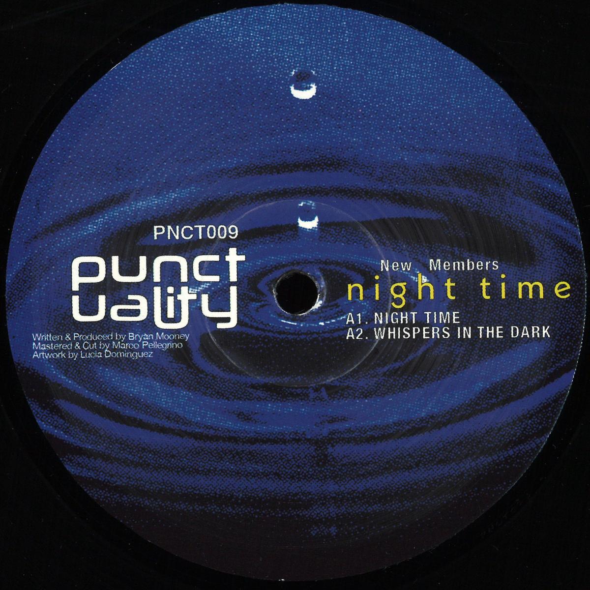 New Members — Night Time vinyl cover