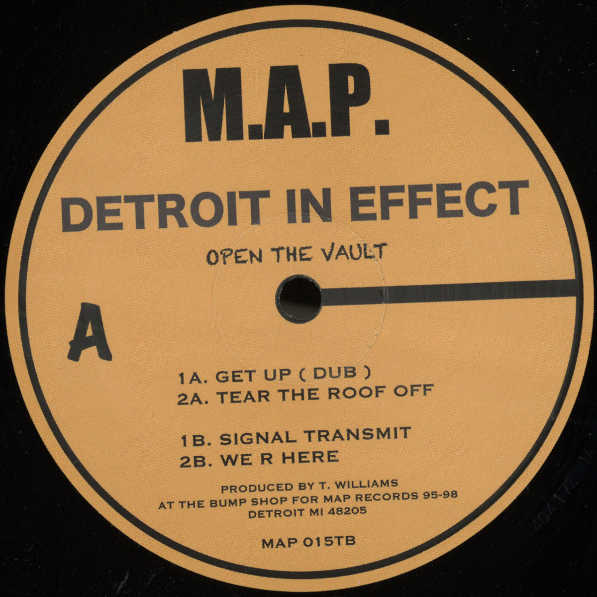 Detroit In Effect — Open The Vault vinyl cover