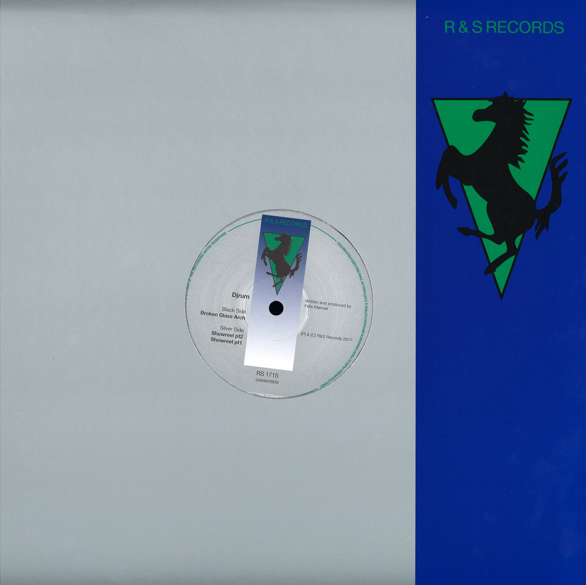 Djrum — Broken Glass Arch vinyl cover