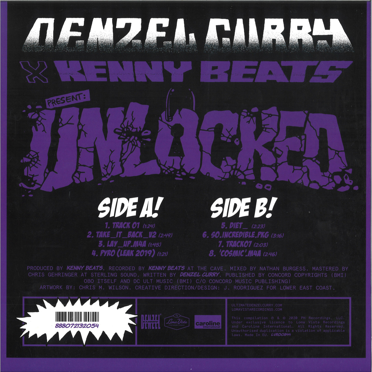Denzel Curry x Kenny Beats - Unlocked LP / Loma Vista Recordings