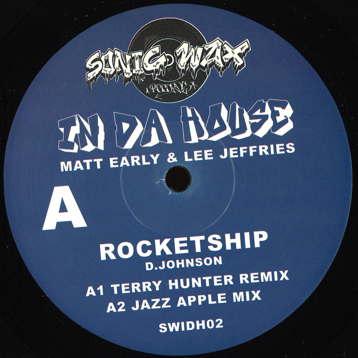 Terry Hunter, Matt Early, Lee Jeffries — Rocketship vinyl cover