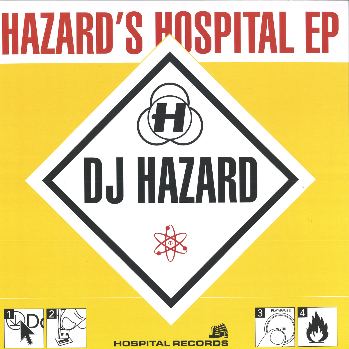 Dj Hazard — Hazard's Hospital EP vinyl cover