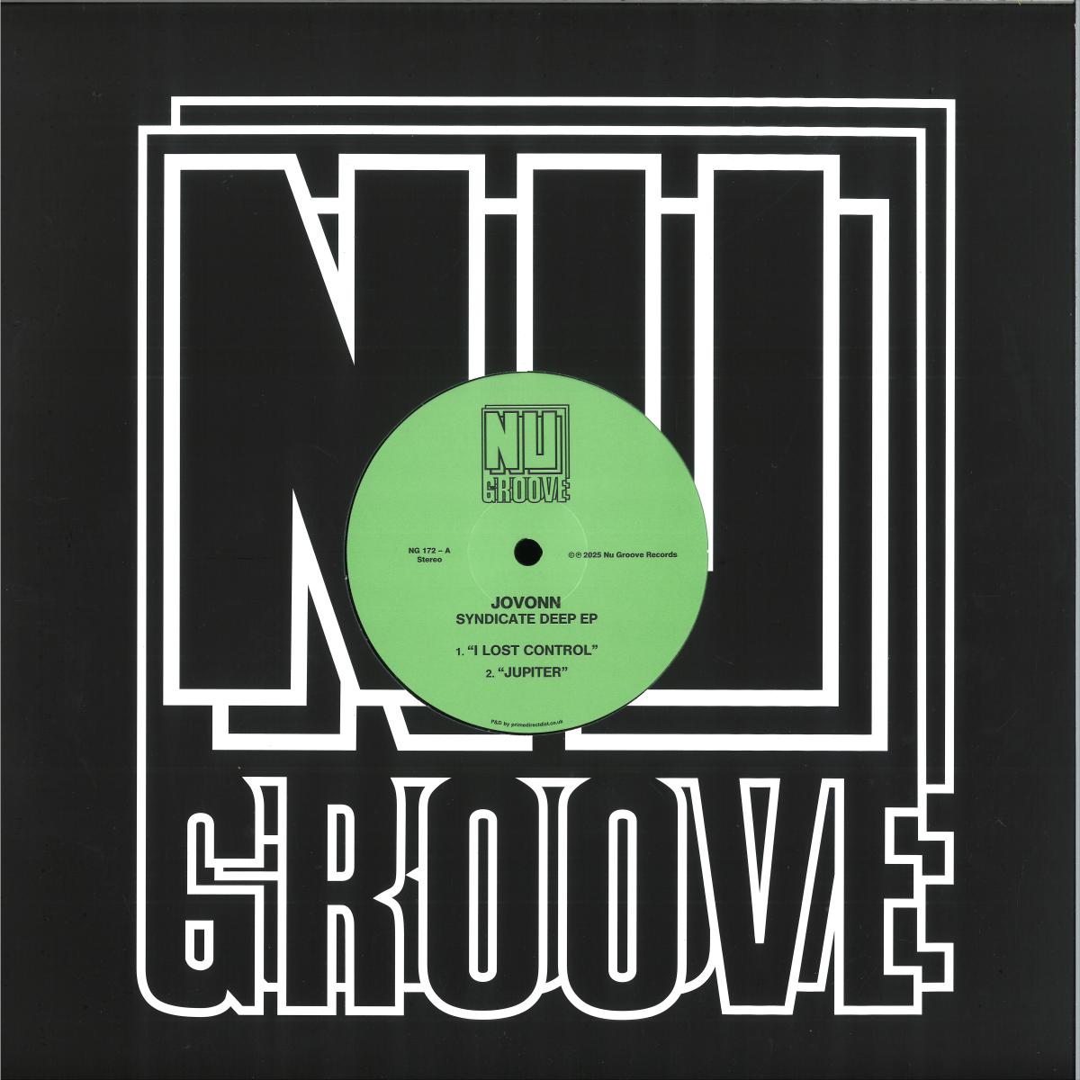 Jovonn — Syndicate Deep EP vinyl cover