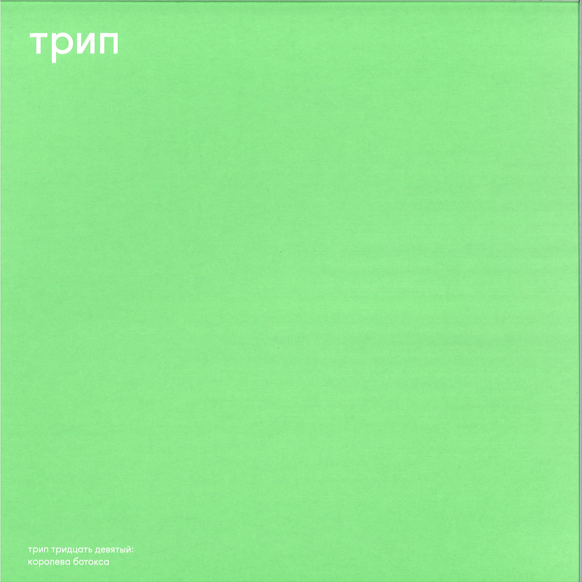 Vladimir Dubyshkin — The Botox Queen vinyl cover