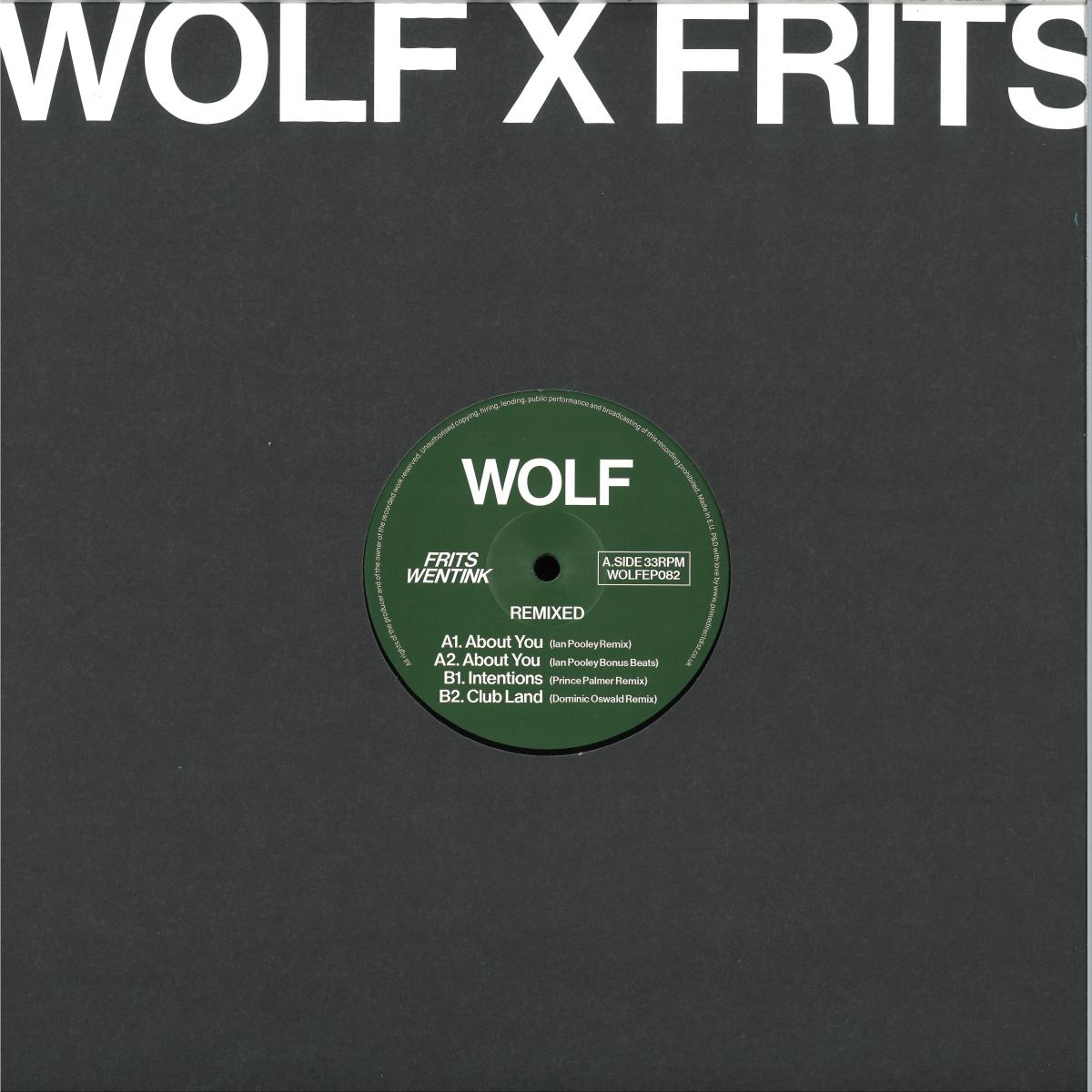 Frits Wentink — Remixed vinyl cover