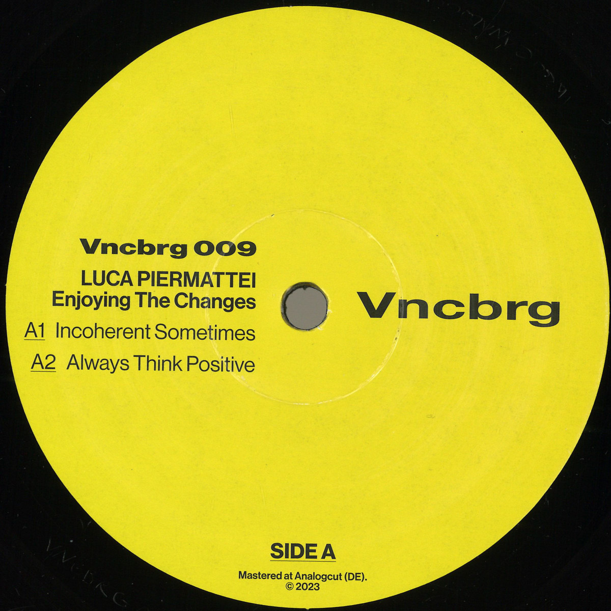 Luca Piermattei — Enjoying The Changes Ep vinyl cover
