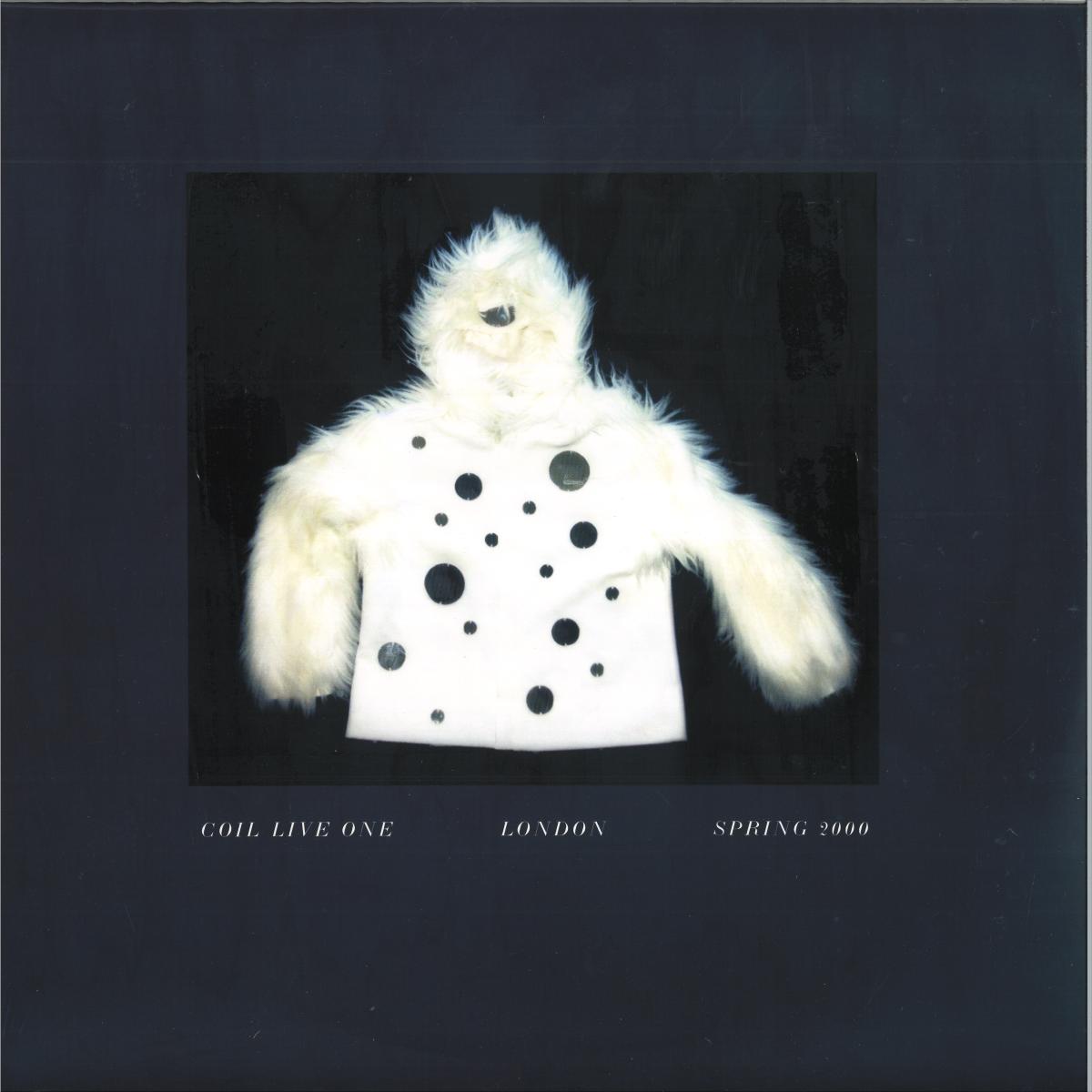 Coil — LIVE ONE LP 2x12" vinyl cover