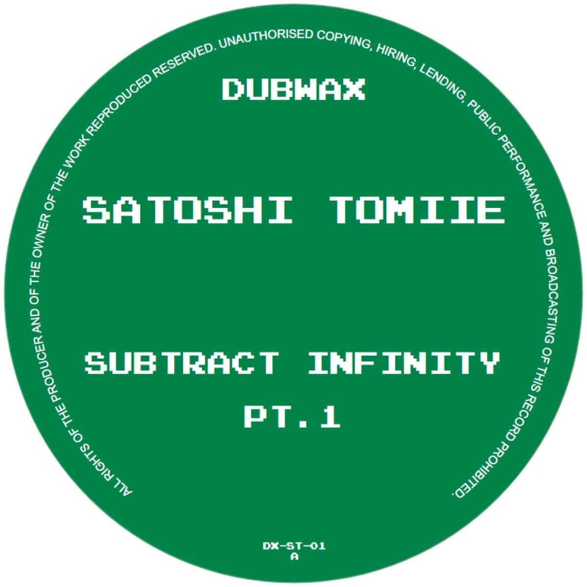 Satoshi Tomiie — SUBTRACT INFINITY PART 1 (OF 3) vinyl cover