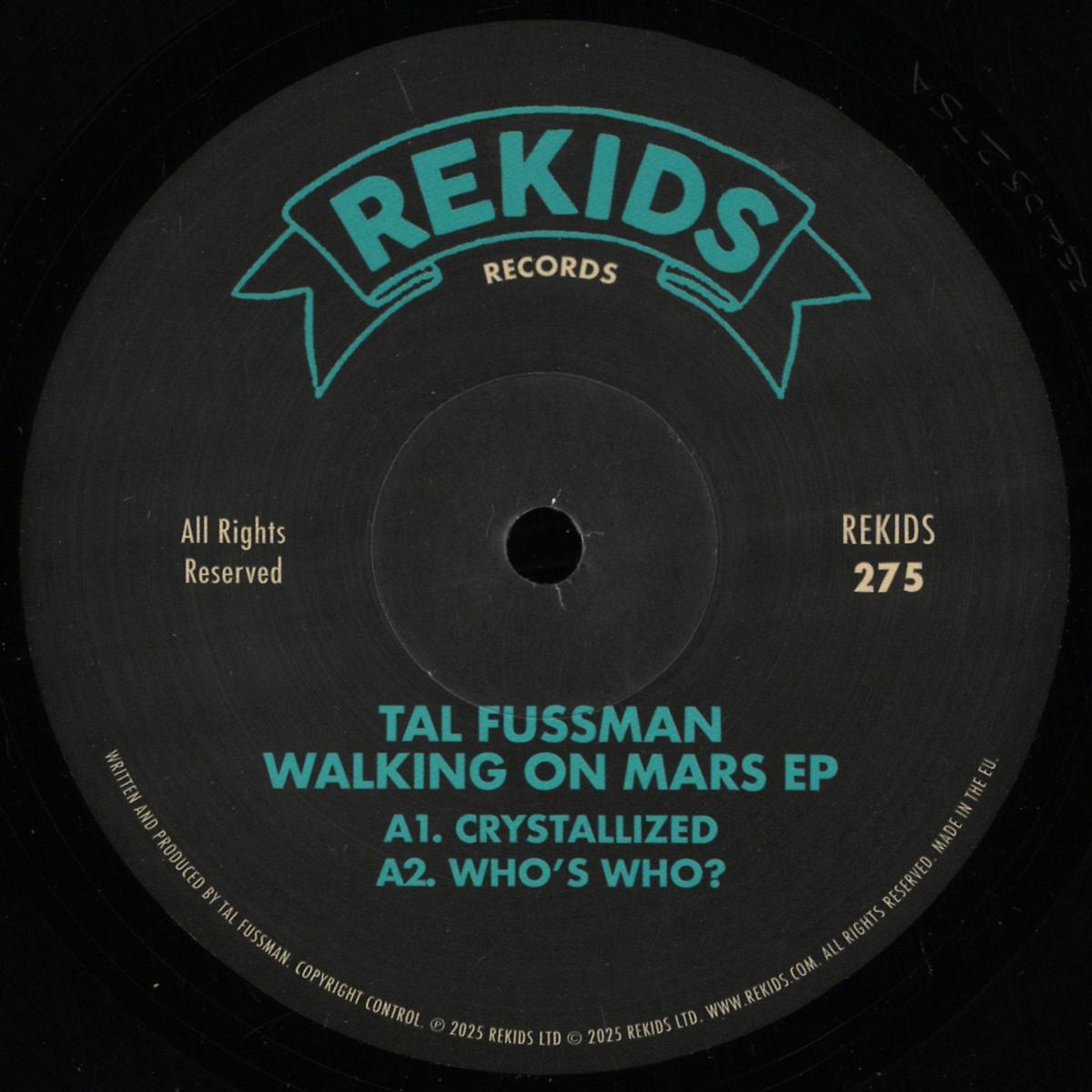 Tal Fussman — Walking On Mars EP vinyl cover