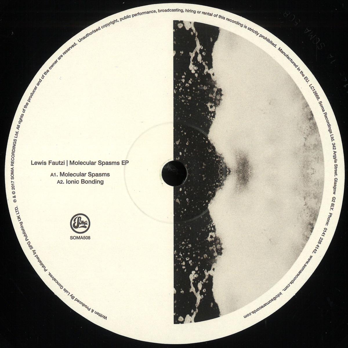 Lewis Fautzi — Molecular Spasms Ep vinyl cover