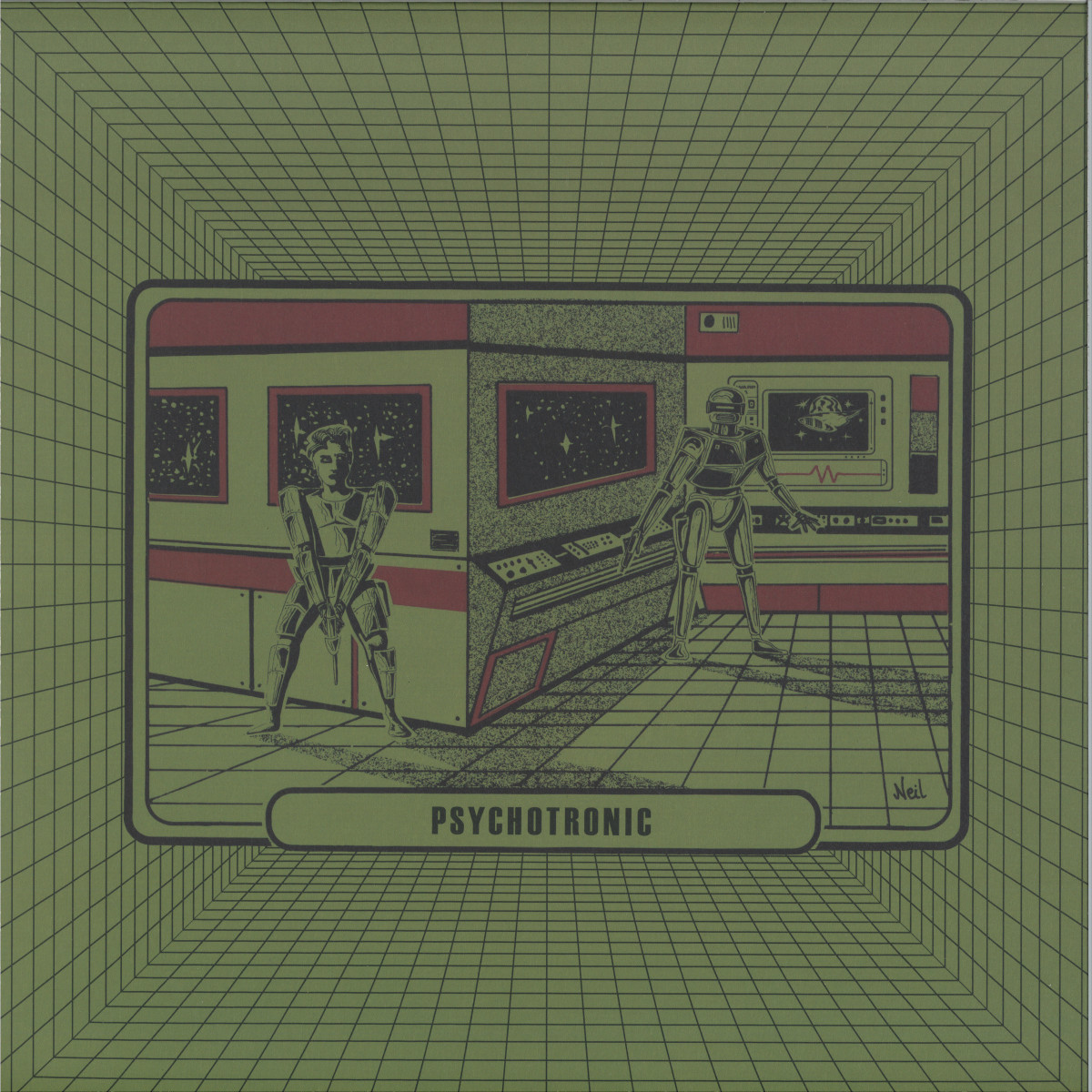 Earth Leakage Trip — Psychotronic EP vinyl cover