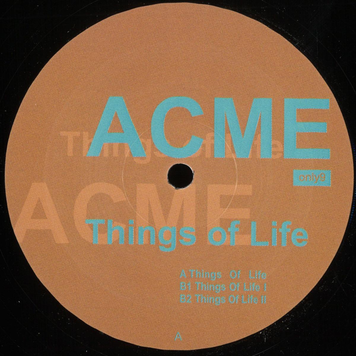 Acme — Things Of Life vinyl cover