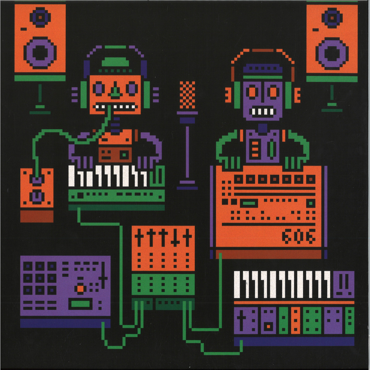 Emi Ömar, Puffin — Split IV vinyl cover