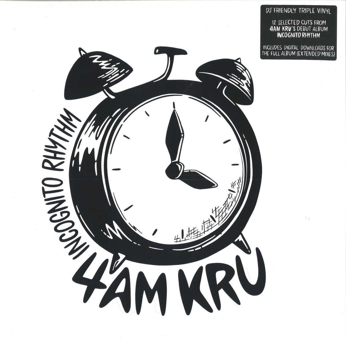 4Am Kru — Incognito Rhythm LP 3x12" vinyl cover