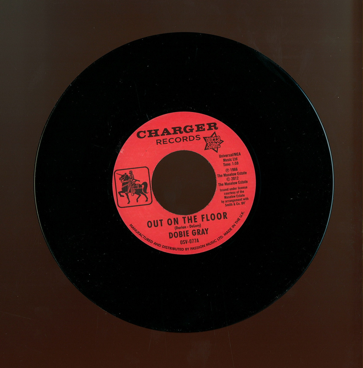 Dobie Gray Out On The Floor Outta Sight Osv077 Vinyl