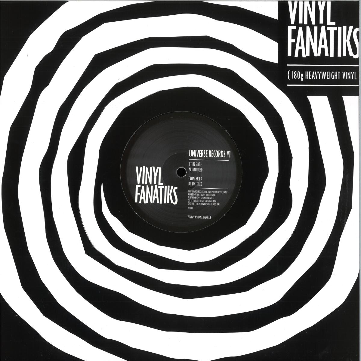 S. Mccarthy, D. Charlesworth — Universe Records #1 vinyl cover