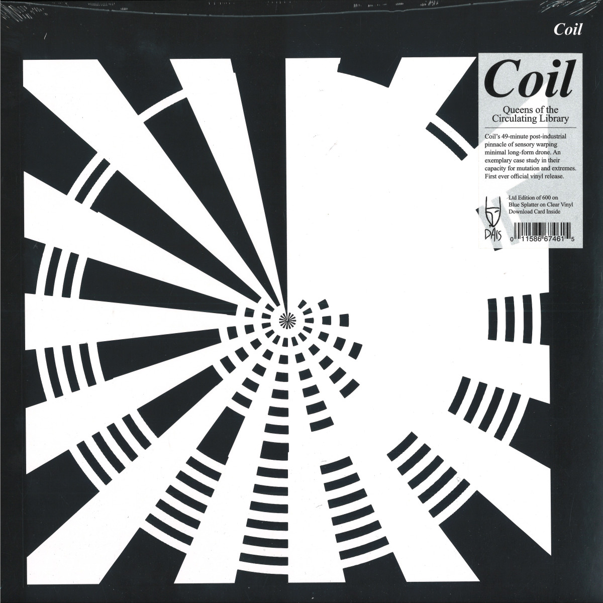 Coil — QUEENS OF THE CIRCULATING LIBRARY LP vinyl cover