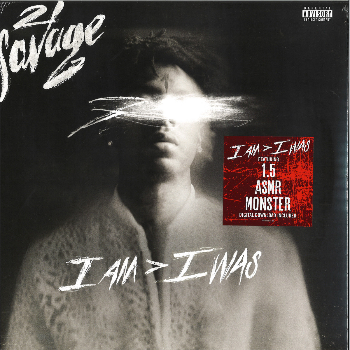21 Savage - I Am > I Was / Columbia 19075922121 - Vinyl