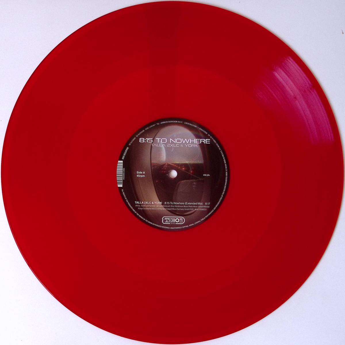 Talla 2XLC, York — 8:15 To Nowhere / Did You Hear vinyl cover