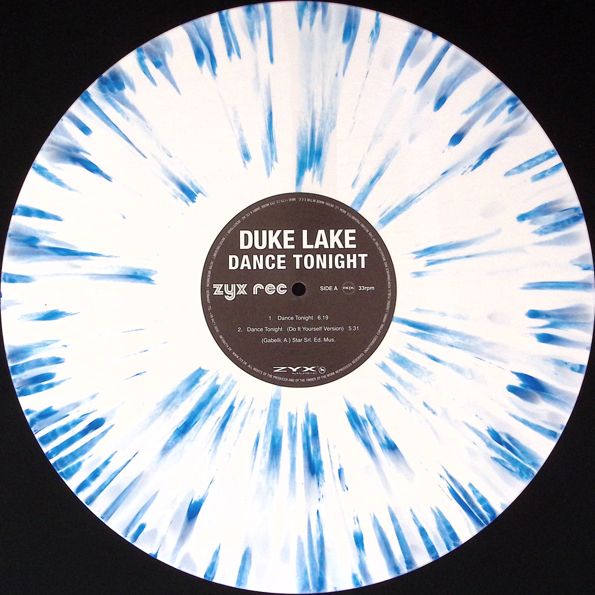 Duke Lake — Dance Tonight vinyl cover