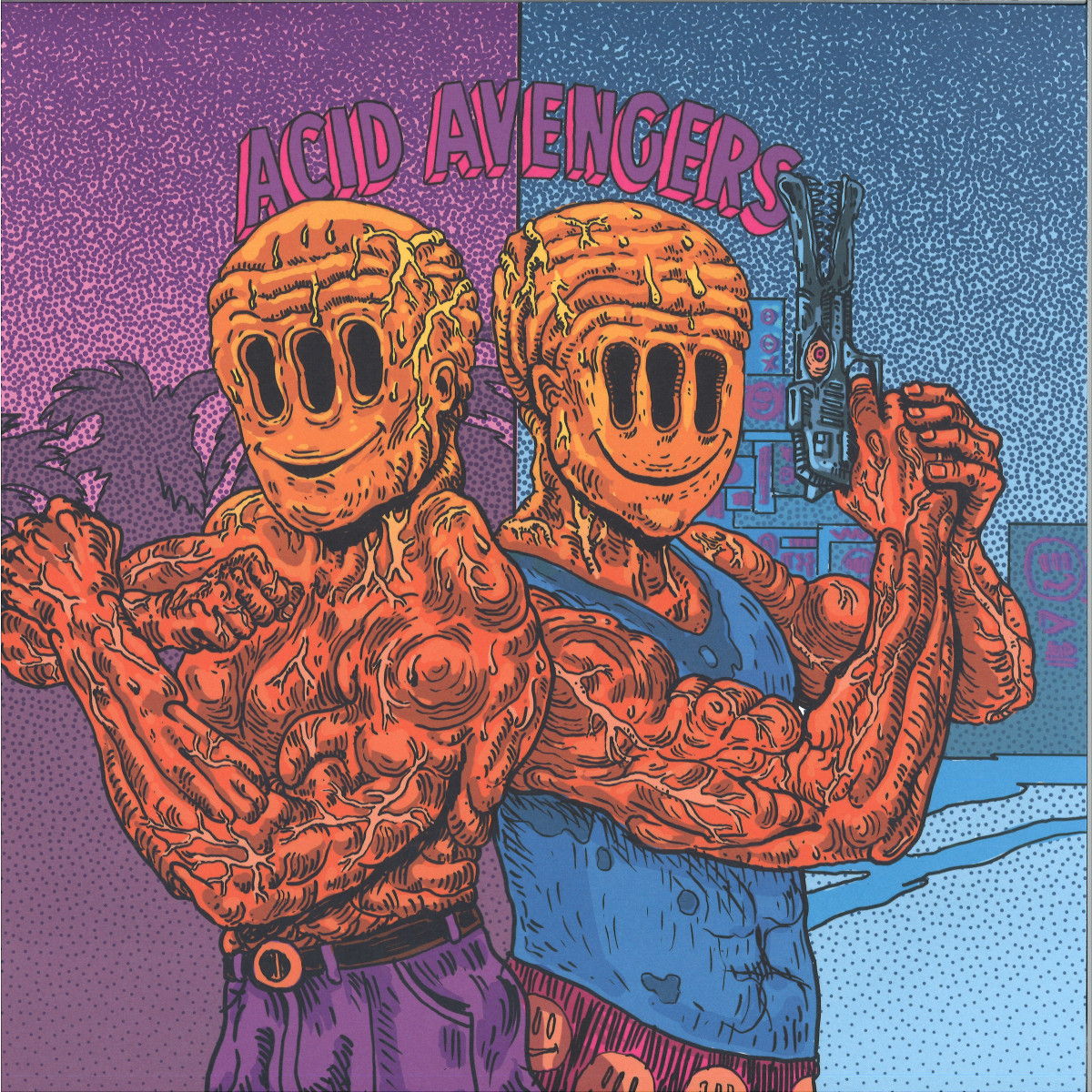 Jaquarius, Mono-Enzyme 307 — Acid Avengers 024 vinyl cover