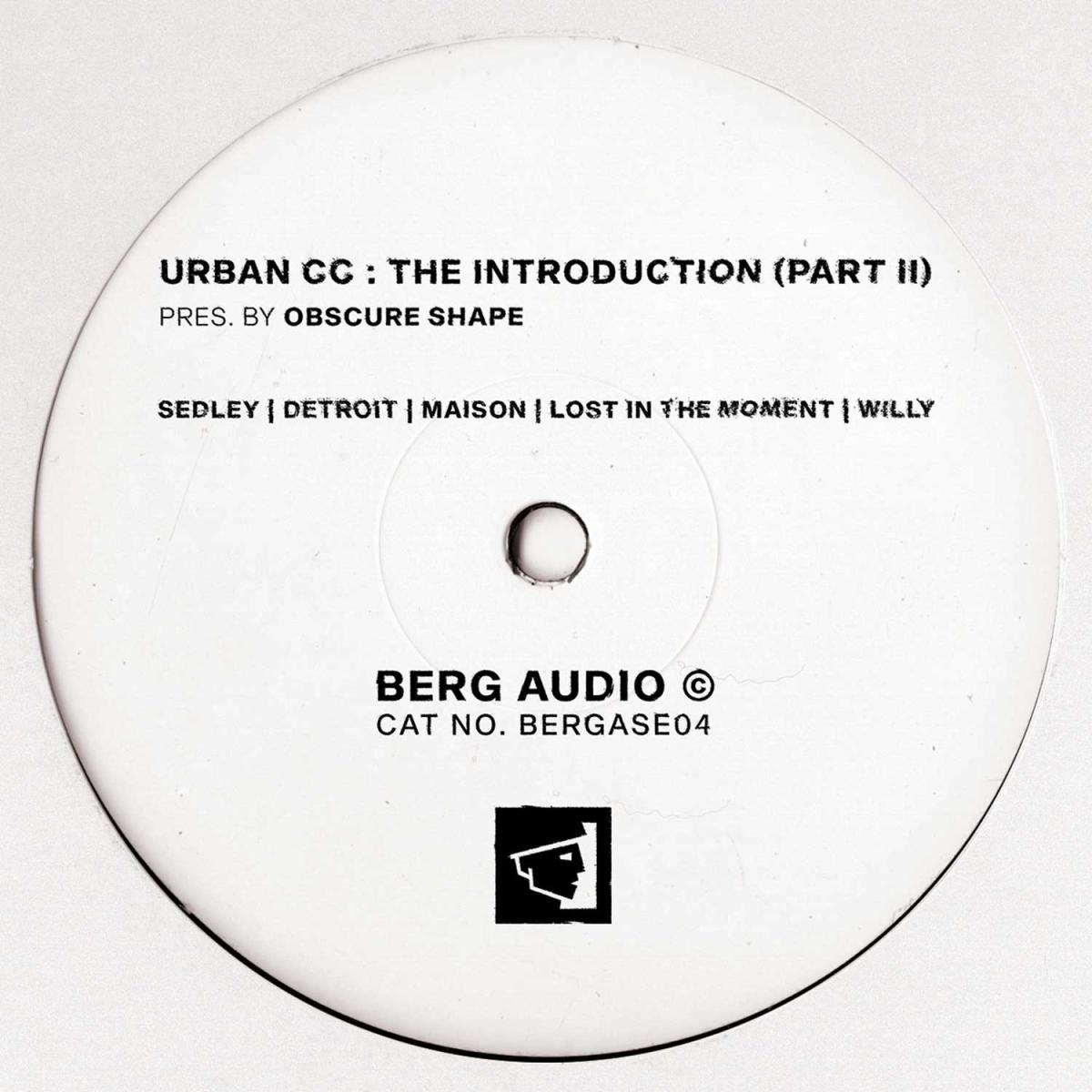 Urban CC, Obscure Shape — THE INTRODUCTION (PART II) LP vinyl cover