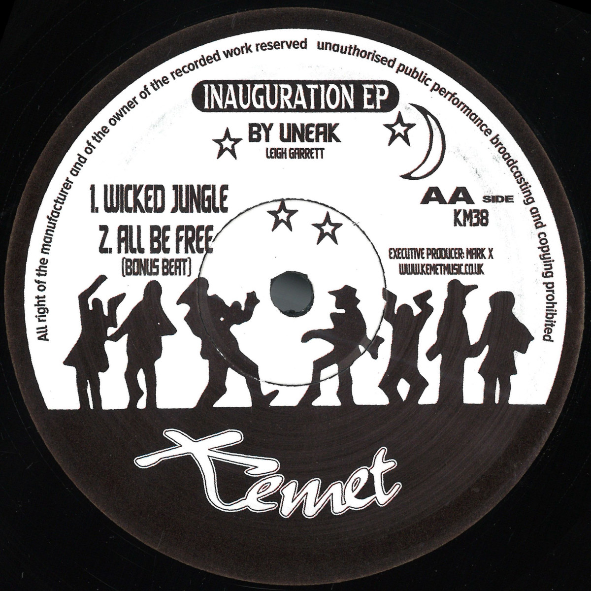 Uneak — Inauguration EP vinyl cover