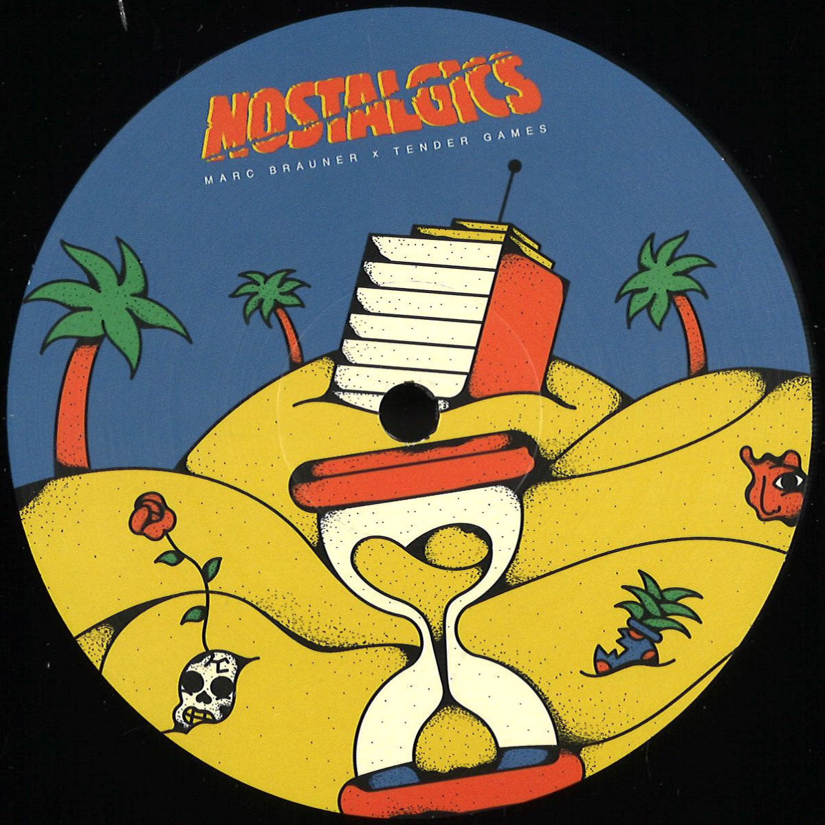 Marc Brauner, Tender Games — Nostalgics 001 vinyl cover
