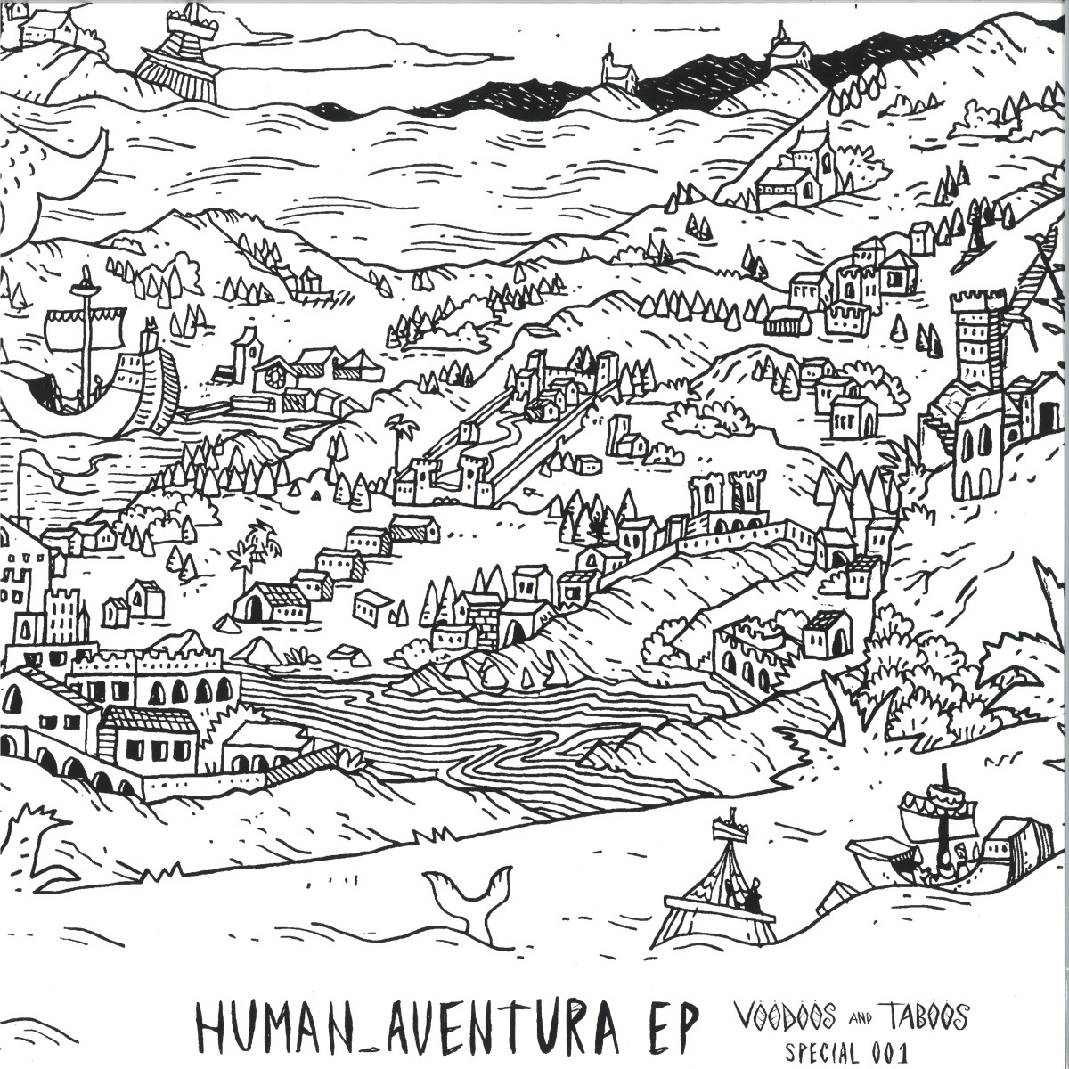 Human_Aventura — HUMAN_AVENTURA EP vinyl cover