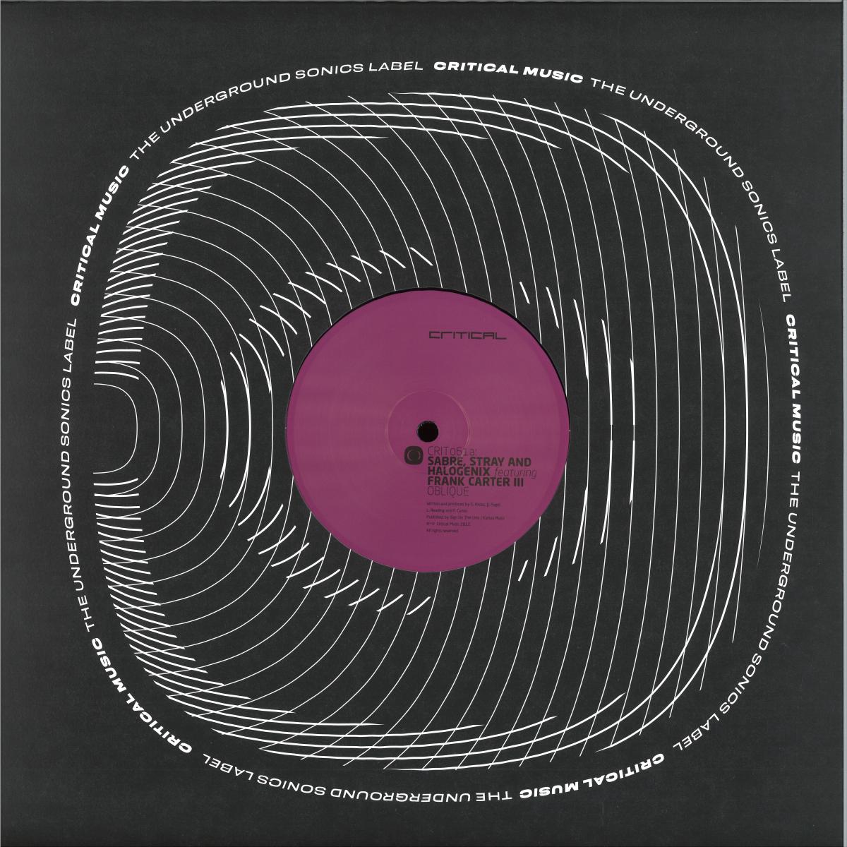 Sabre, Stray, Halogenix — Oblique vinyl cover