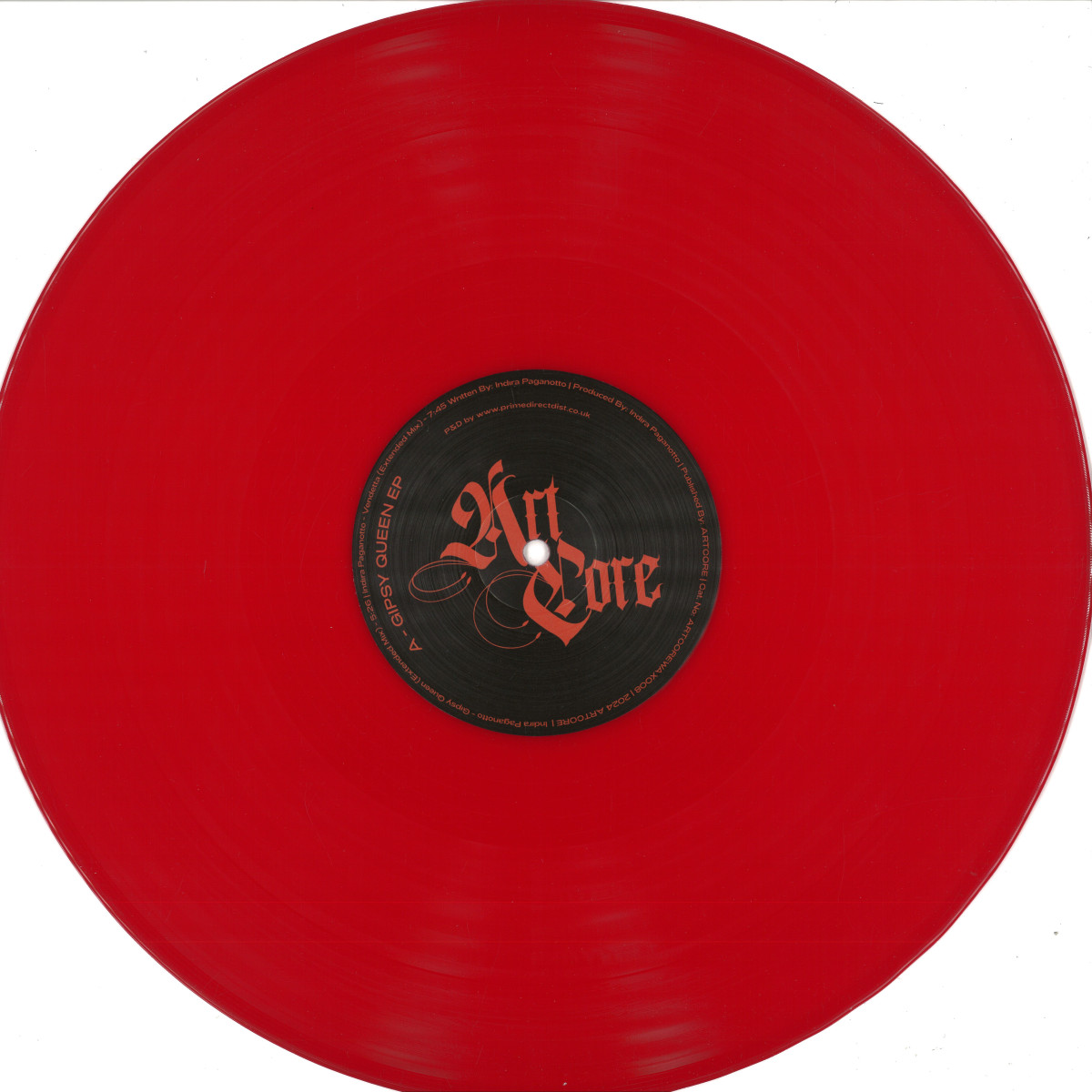 Indira Paganotto — Gipsy Queen / Heaven Is For Warriors vinyl cover