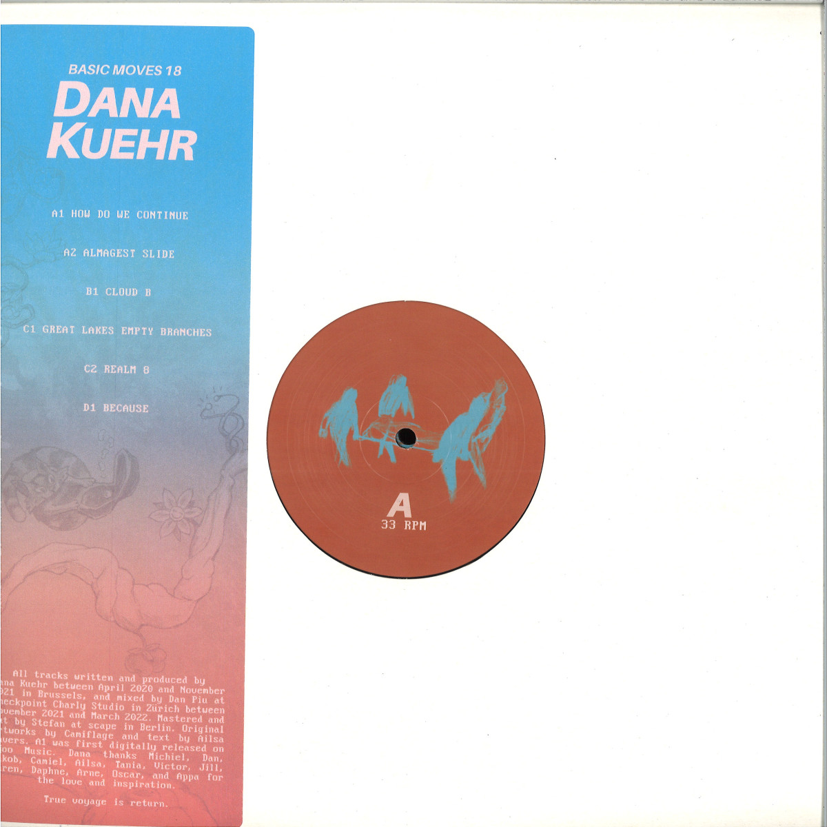 Dana Kuehr — How Do We Continue LP 2x12" vinyl cover